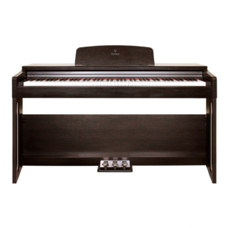 KYRIOS RW Piano Digitale da casa con tastiera hammer action + SBH-100P-SRW Panchetta regolabile in legno satinato
