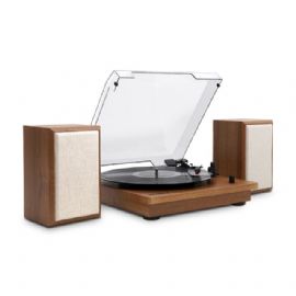 SET GIRADISCHI CON COPPIA DI DIFFUSORI BLUETOOTH VICTROLA MONTAUK OAK