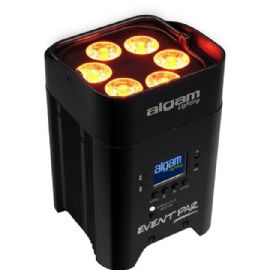 BUNDLE 6x EVENTPAR Par Led 6x12W RGBWA-UV a Batteria + Flight Case di ricarica IN OMAGGIO