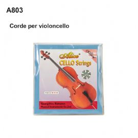 SET CORDIERA COMPLETA DAM A803 PER VIOLONCELLO