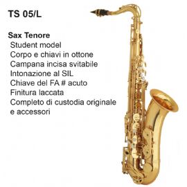 SAX TENORE SIB DAM TS05L FINITURA LACCATA, PADS MADE IN ITALY E CUSTODIA IN ABS