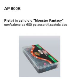 PLETTRI DAM AP600B IN NYLON Conf. 600 pz ASSORTITI, SCATOLA ABS