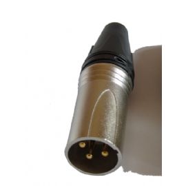 CONNETTORE XLR DA SALDARE VOLANTE 3 POLI MC3M MASCHIO REPLICA NEUTRIK MC 3 M