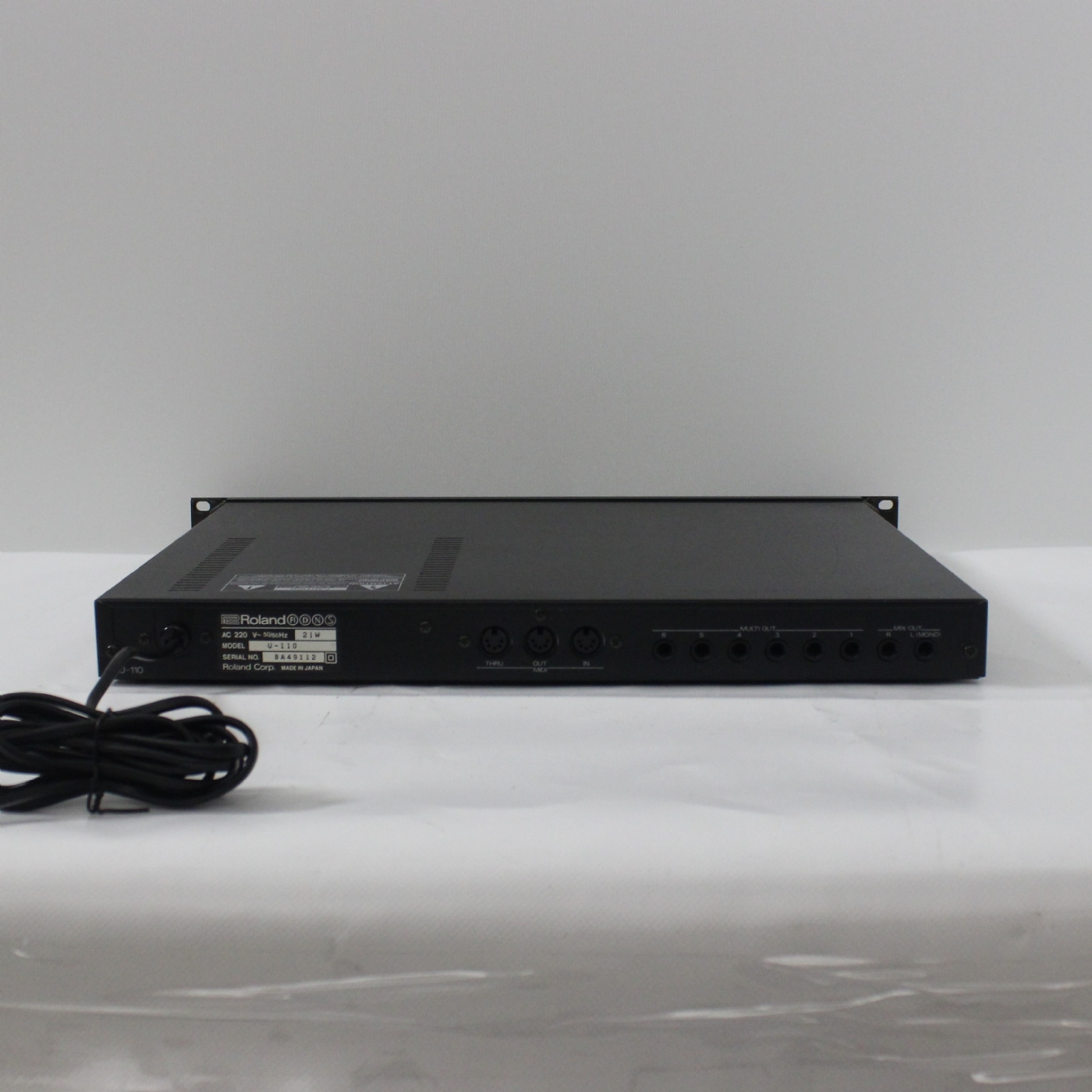Modulo Sintetizzatore Roland U 110 Pcm Sound Module U110 Con Card Sn U110 01 E Sn U110 05 Usato Occasioni Del Mese Outboard Materiale Da Studio E Live Installazione 100v 8ohm Effebi